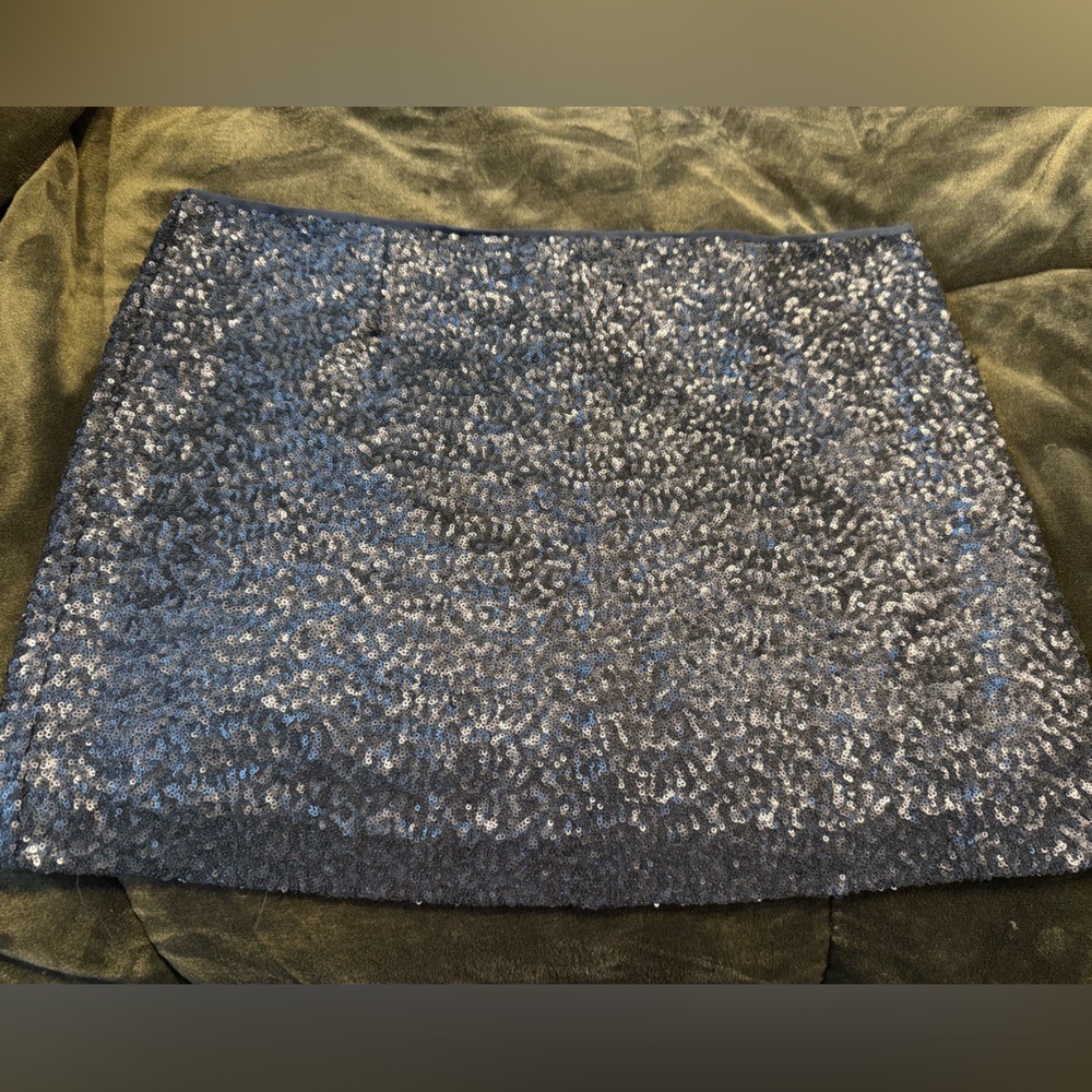 Gap Navy Sequin Skirt Size 18
